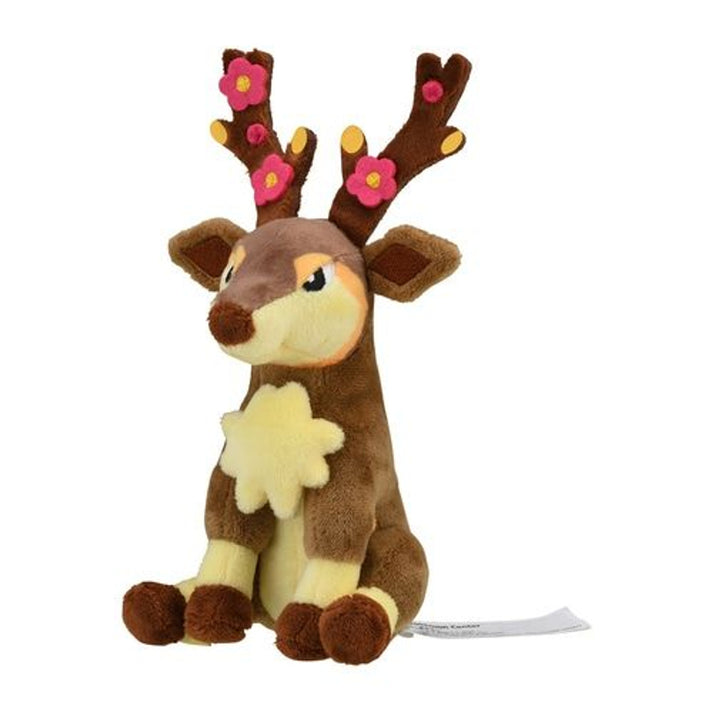 Pokemon Center: Sitting Cuties: Sawsbuck Spring Plush # 586 - Generation 5 - 6 In