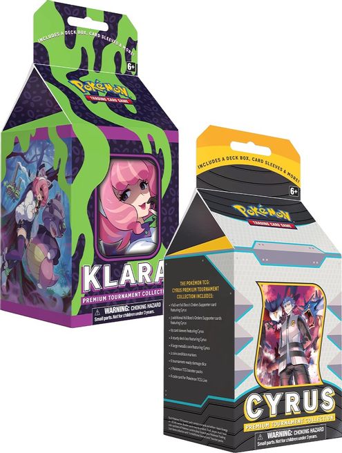 Pokemon TCG: Premium Tournament Collection Display - Cyrus & Klara (2 of Each)