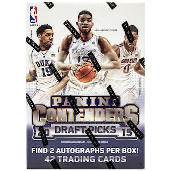 2016-17 Panini Contenders Draft Picks Basketball Hobby Box - 2016