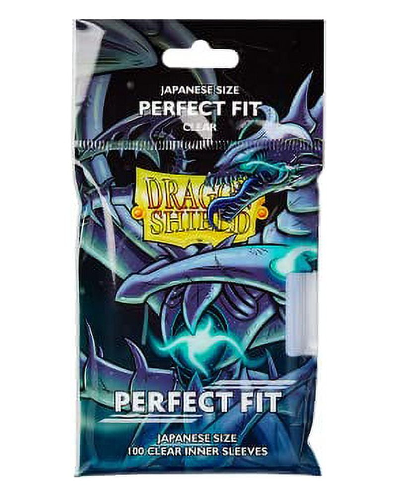 5 Packs Dragon Shield Clear Japanese Inner Sleeves 100 ct Card Value Bundle!
