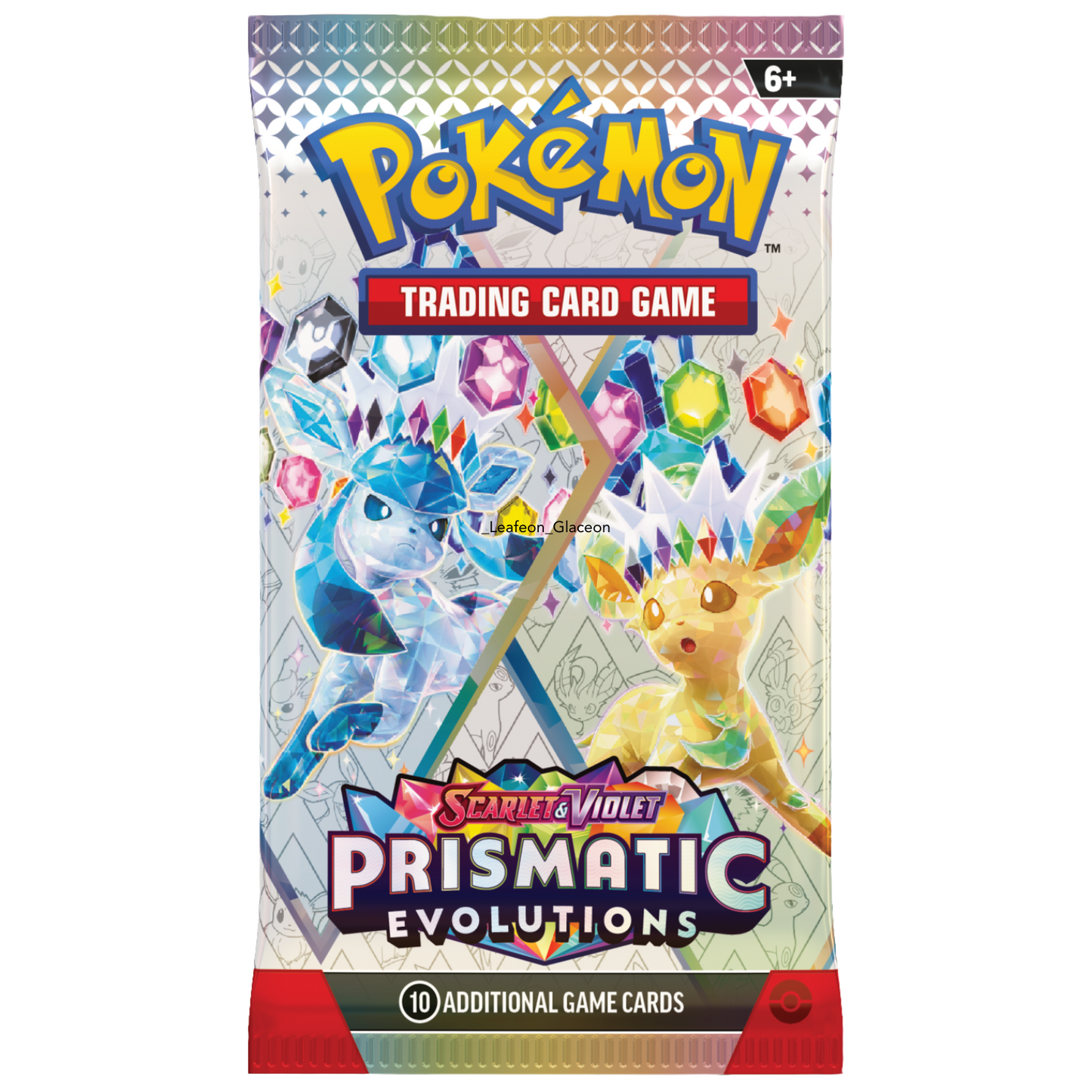 Pokemon TCG SV8.5 Scarlet and Violet Prismatic Evolutions Packs Lot (4 Packs) - 40 Cards