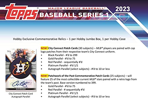2023 Topps Series 1 Baseball Hobby Box