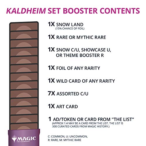 Magic The Gathering Kaldheim Set Booster Box | 30 Packs (360 Magic Cards)