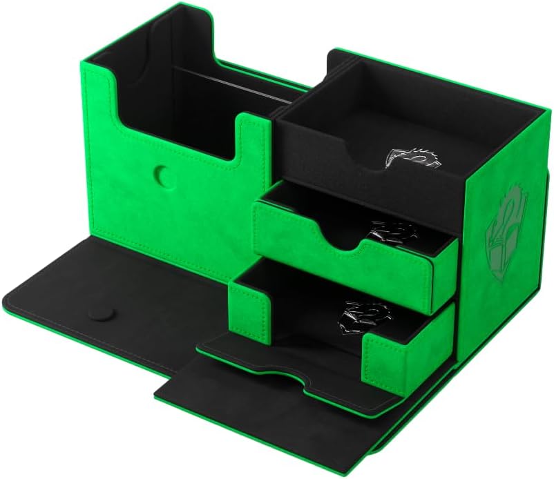 Gamegenic The Academic 133+ XL Premium Deck Box | Double-Sleeved Card Storage | High Quality Card Game Protector | Holds Up to 122 Cards Plus Game Accessories