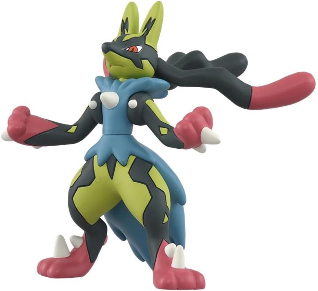 Takara Tomy Pokemon Moncolle 2 Inch Figure Shiny Mega Lucario