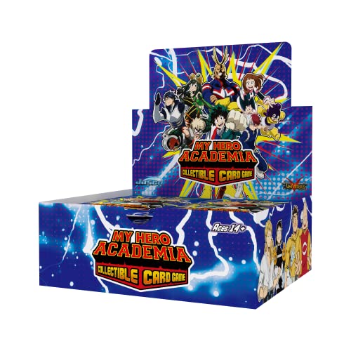 My Hero Academia Collectible Card Game Series 1 Unlimited | 240-card 24-Pack Booster Display | Trading Cards for Adults and Teens | Ages 14+ | 2 Players | Avg. Playtime 45+ Mins | Made by Jasco Games