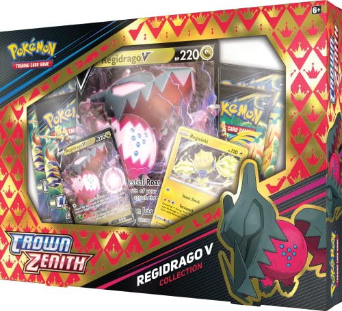 Pokemon Regidrago V Crown Zenith Collection - 4 Packs