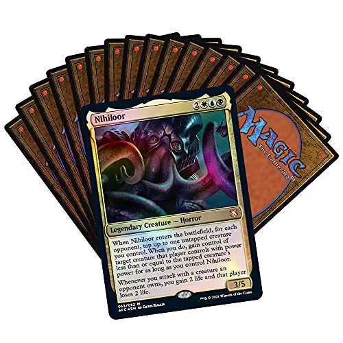 Magic: The Gathering Adventures in The Forgotten Realms Commander Deck Dungeons of Death (White-Blue-Black)