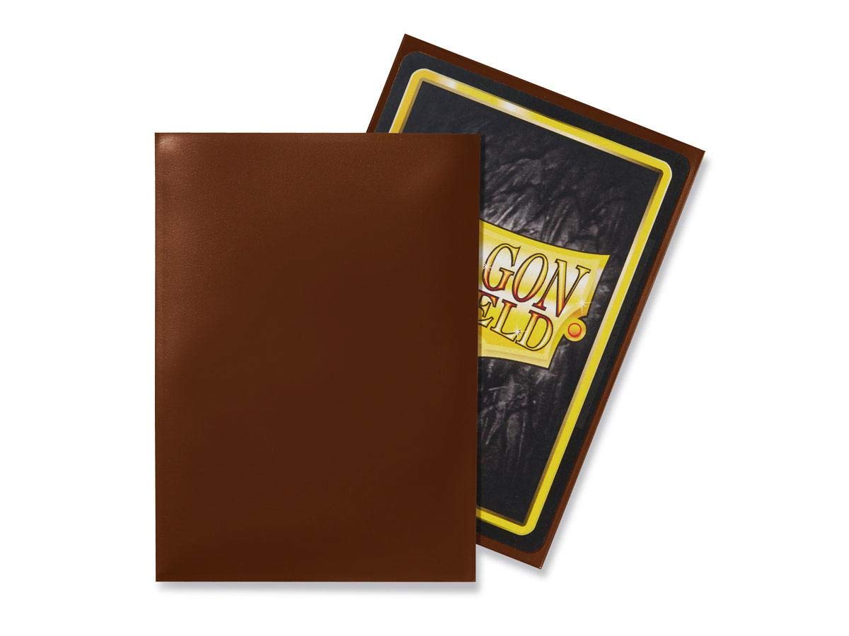 Dragon Shield Classic Brown Standard Size 100 ct Card Sleeves Individual Pack