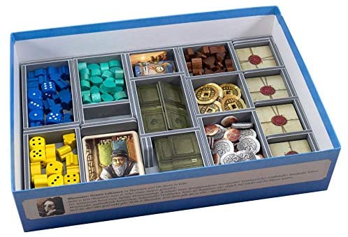 Folded Space Voyages of Marco Polo V2 and Expansions Board Game Box Inserts