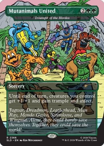 Magic: The Gathering Secret Lair x Teenage Mutant Ninja Turtles: The Mighty Mutanimals Non-Foil Edition