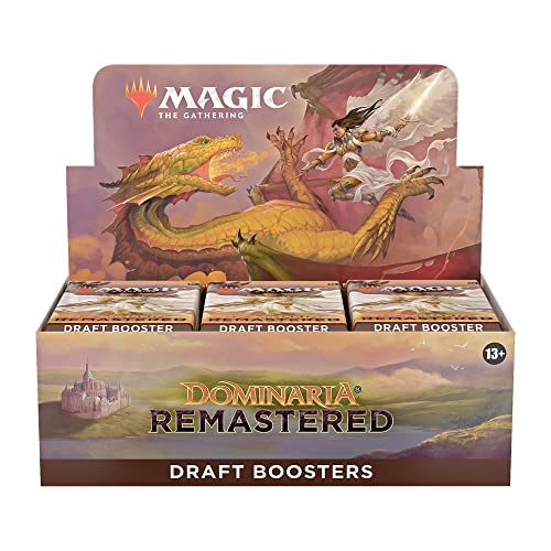 Magic: The Gathering Dominaria Remastered Draft Booster Box | 36 Packs (540 Magic Cards)
