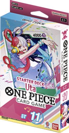 ONE PIECE TCG: UTA STARTER DECK (ST-11) DISPLAY OF 6