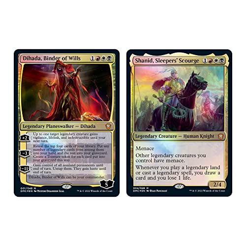 Magic: The Gathering Dominaria United Commander Deck Legends' Legacy + Collector Booster Sample Pack