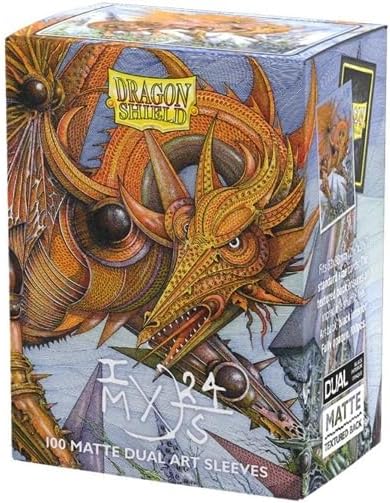 Dragon Shield | Matte Dual Art Sleeves | The Millerax | 100 CT - Smooth & Tough Premium TCG Sleeves | Compatible with Pokemon, Flesh & Blood, One Piece & Magic The Gathering