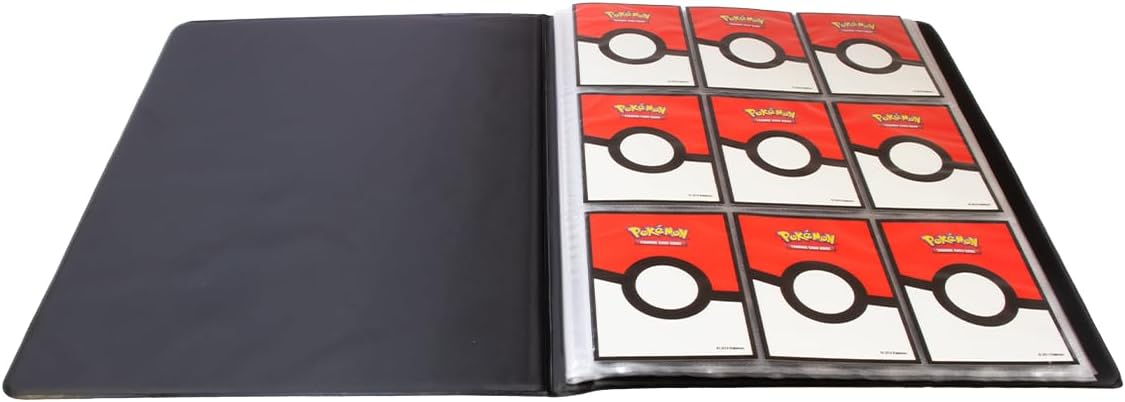 Ultra PRO - 2025 Pikachu Edition 9 Pocket Portfolio, Holds up to 180 Pokémon Cards or Standard Size Cards, 10 High Clarity Pages, Collectors Portfolio