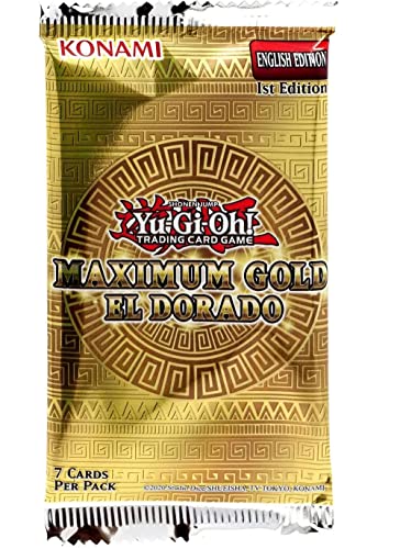 Yu-Gi-Oh! Maximum Gold El Dorado Booster Sealed Display Box: 5 Mini-Boxes (20 Total Booster Packs!)