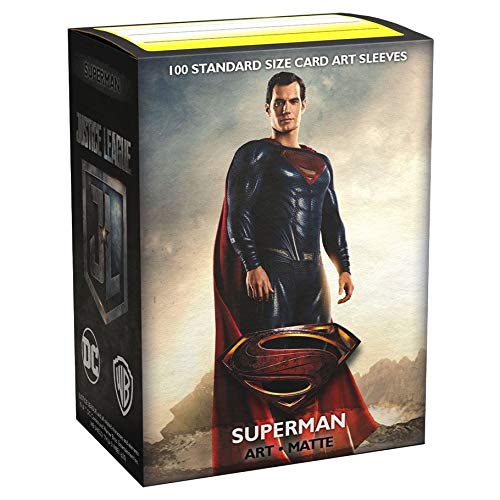 Dragon Shield Standard Size Matte Art Sleeves 100 Count Justice League Superman