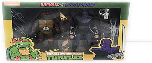 NECA TMNT - Action Figure - Raphael VS Foot Soldier - 18cm