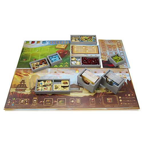 Folded Space Near and Far Amber Mines Board Game Box Inserts
