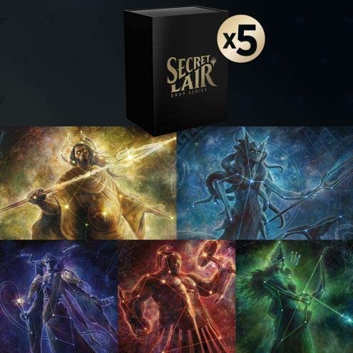 Magic: The Gathering Secret Lair - Premium Foil Edition - Theros Stargazing: Set of 5