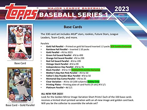 2023 Topps Series 1 Baseball Hobby Box