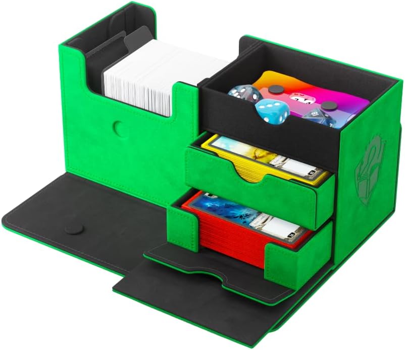 Gamegenic The Academic 133+ XL Premium Deck Box | Double-Sleeved Card Storage | High Quality Card Game Protector | Holds Up to 122 Cards Plus Game Accessories