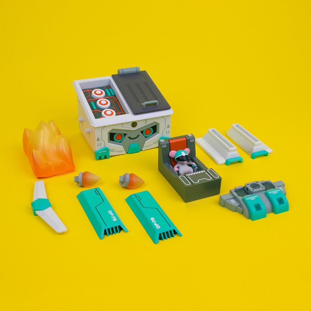 100% Soft Mecha Dumpster Fire Vinyl Figure (DF-079)