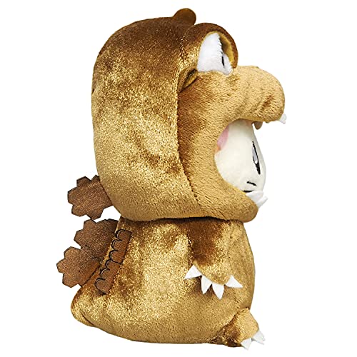 Sanei Boeki Godjham-kun Plush Doll Gold (S) Plush Toy, Height 5.3 inches (13.5 cm)