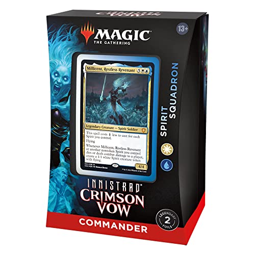 Magic: The Gathering Innistrad: Crimson Vow Commander Deck Spirit Squadron (White-Blue)