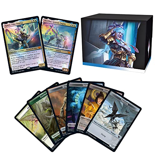 Magic: The Gathering Kamigawa: Neon Dynasty Commander Deck Buckle Up (White-Blue)