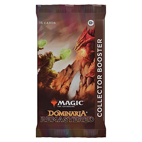 Magic: The Gathering Dominaria Remastered Collector Booster Pack | 15 Magic Cards