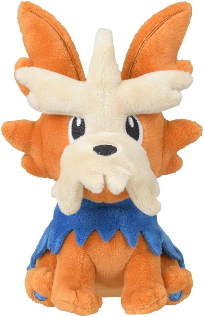 Pokemon Center: Herdier Sitting Cuties Plush, 6 Inch