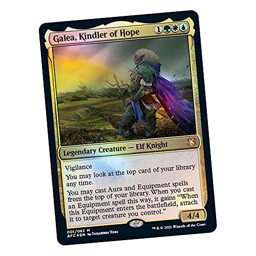 Magic: The Gathering Adventures in the Forgotten Realms Commander Deck – Aura of Courage (Green-White-Blue)