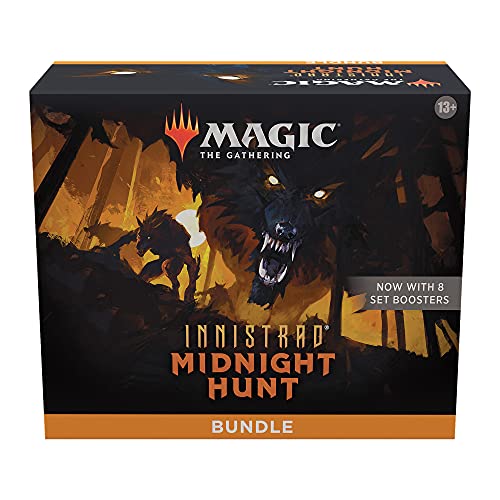 Magic: The Gathering Innistrad: Midnight Hunt Bundle | 8 Set Boosters + Accessories