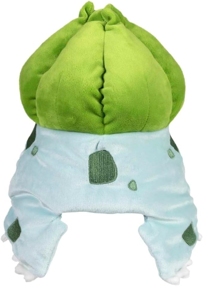 Pokémon Center: Bulbasaur Pokémon Partner Plush Hat (One Size-Adult) Multicolored
