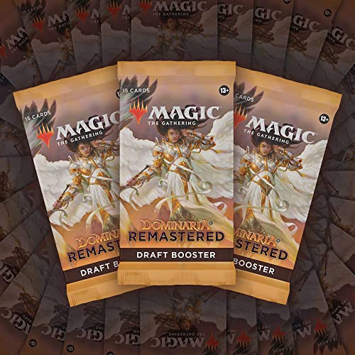 Magic: The Gathering Dominaria Remastered Draft Booster Box | 36 Packs (540 Magic Cards)