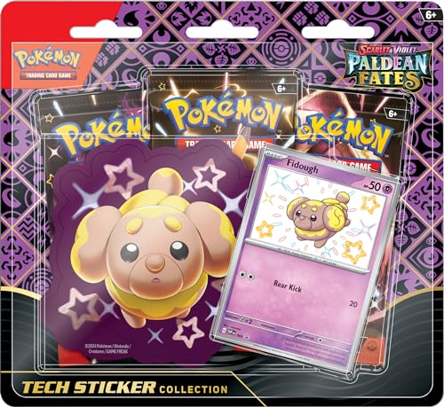 POKEMON TCG: Scarlet and Violet: PALDEAN Fates: TECH Sticker Collection - Shiny Fidough
