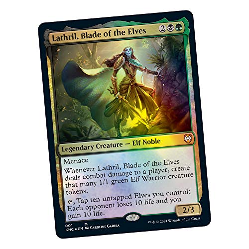 Magic: The Gathering Kaldheim Commander Deck Elven Empire | 100 Card Ready-to-Play Deck | Green-Black