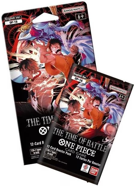 One Piece Card Game The Time of Battle Sleeved Booster Pack OP-16 - 12 Cards