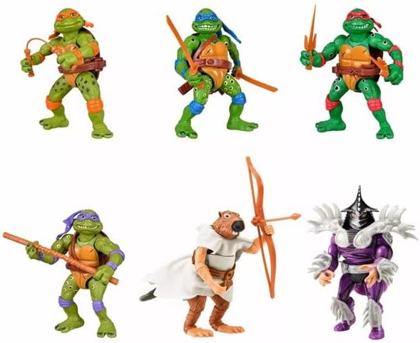 Teenage Mutant Ninja Turtles TMNT Movie Star Action Figure Set - 6 Pack