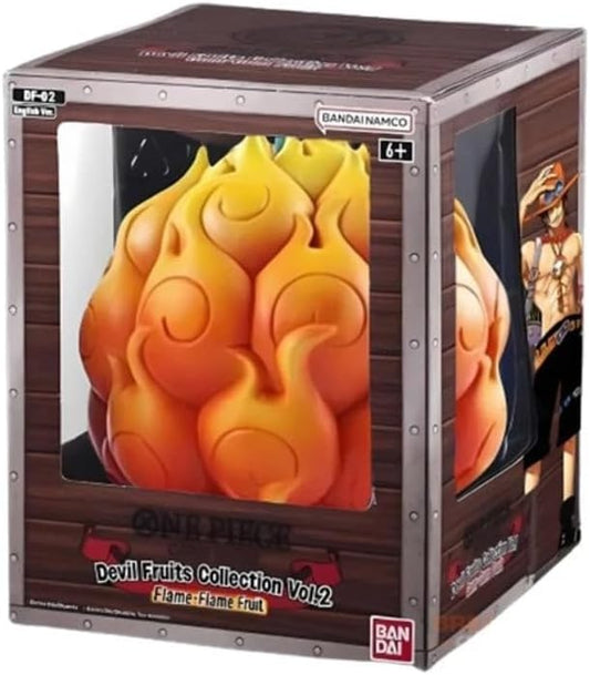 BANDAI One Piece Card Game Devil Fruits Collection Vol.2 Flame-Flame Fruits DF-02 - 3 Packs