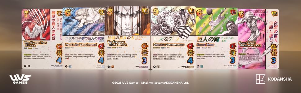 UniVersus Attack on Titan: Apocalypse Booster Display
