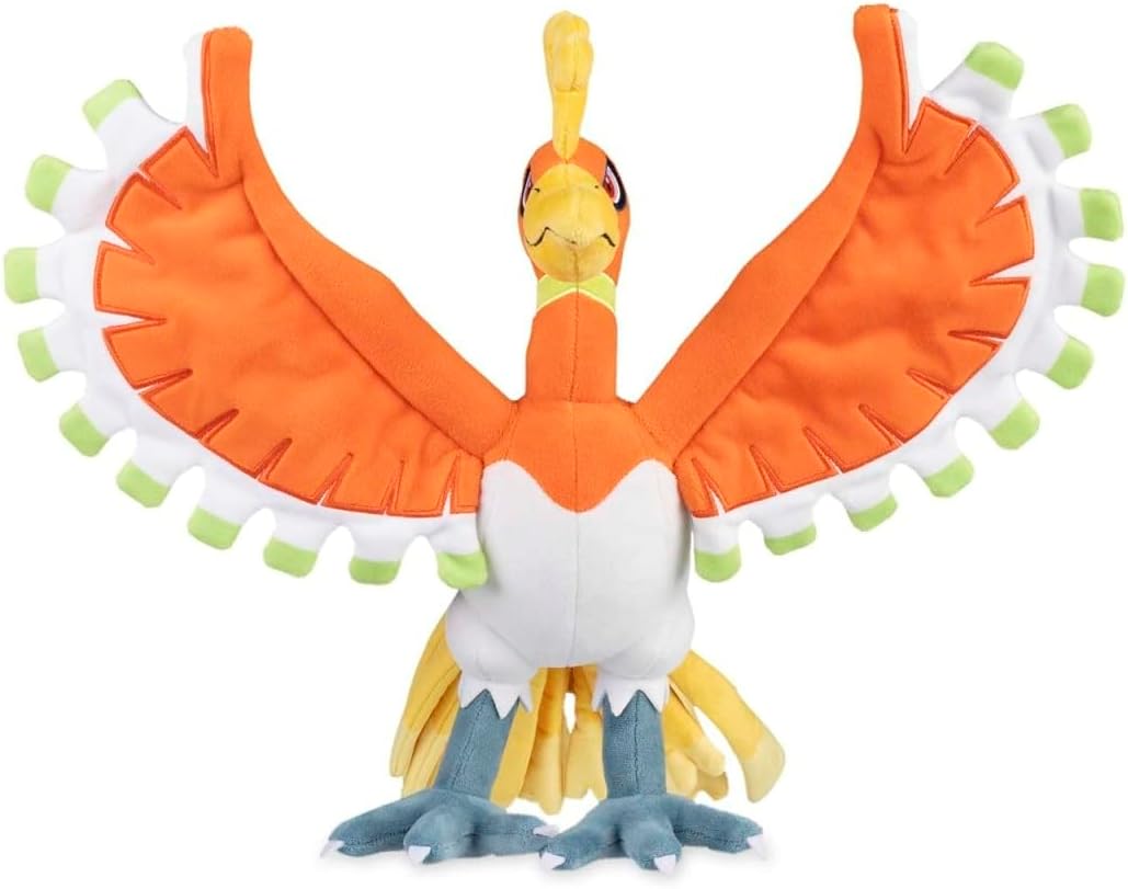 Pokemon Center: Ho-Oh Poké Plush, 13 ¾ Inch