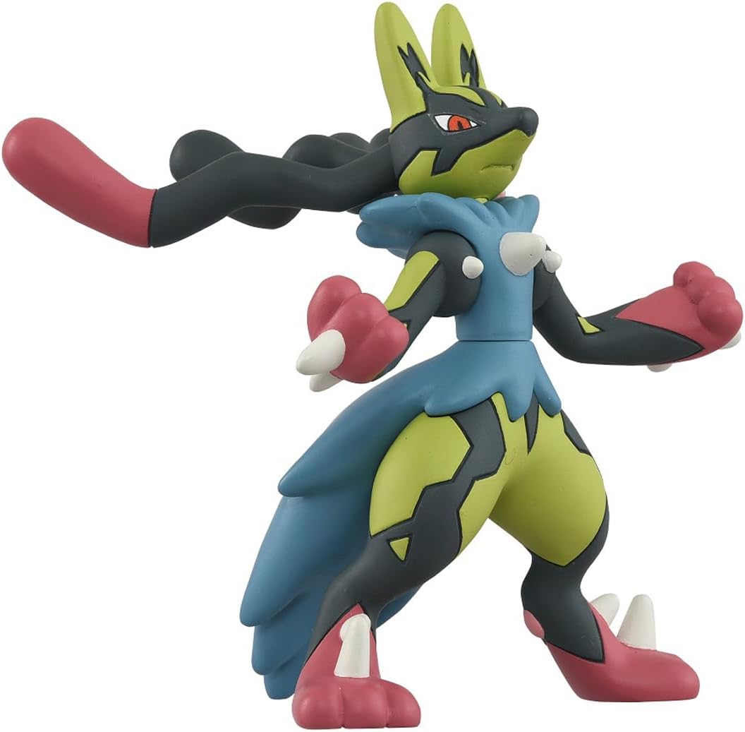 Takara Tomy Pokemon Moncolle 2 Inch Figure Shiny Mega Lucario
