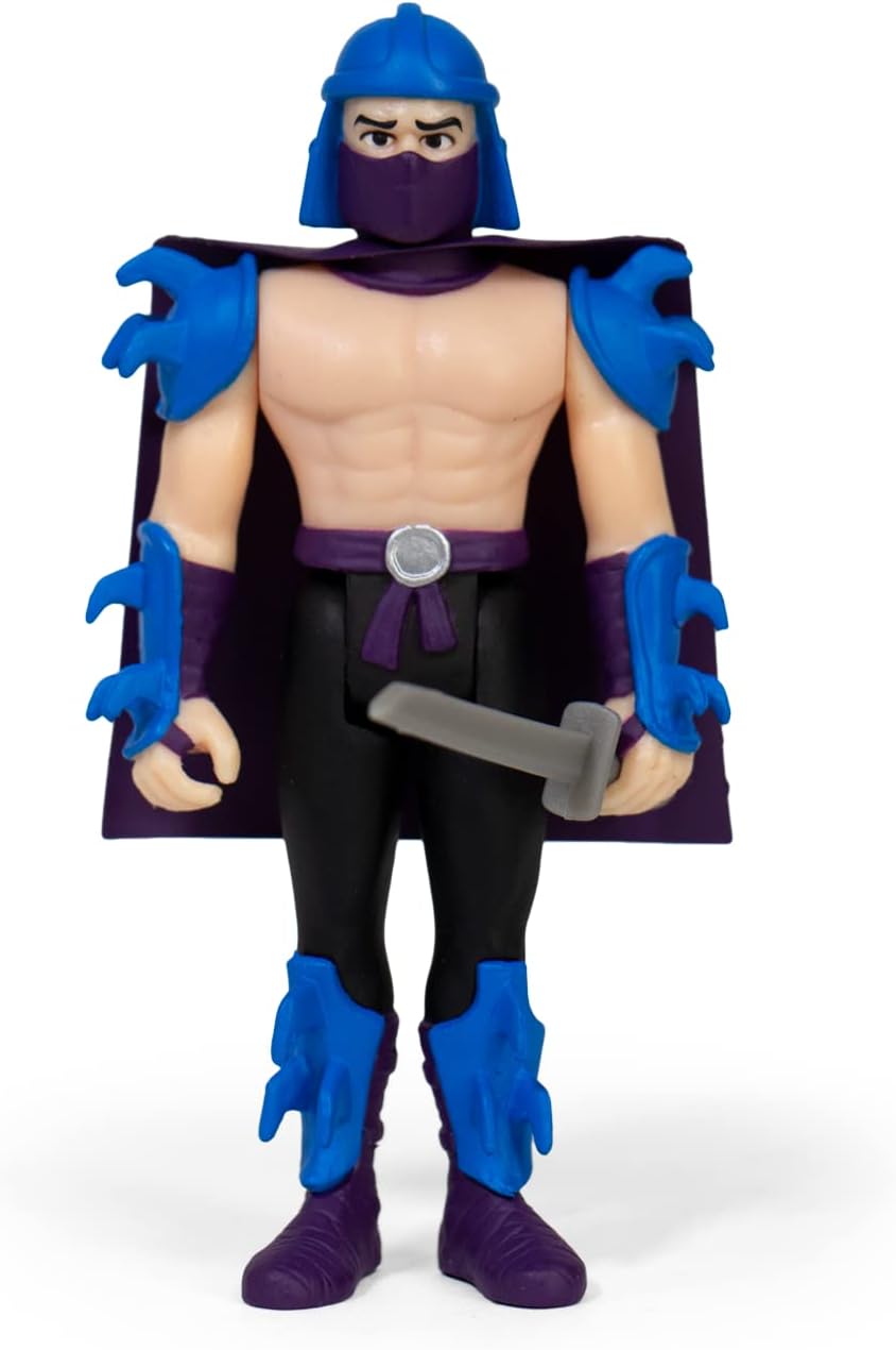 Super7 Teenage Mutant Ninja Turtles Shredder 3.75 in Reaction Figure