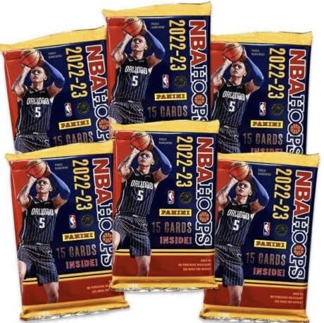 2022-23 Panini HOOPS Basketball Blaster Box of Packs (90 Cards) with Possible Exclusive Inserts including Rise and Shine Memorabilia Cards