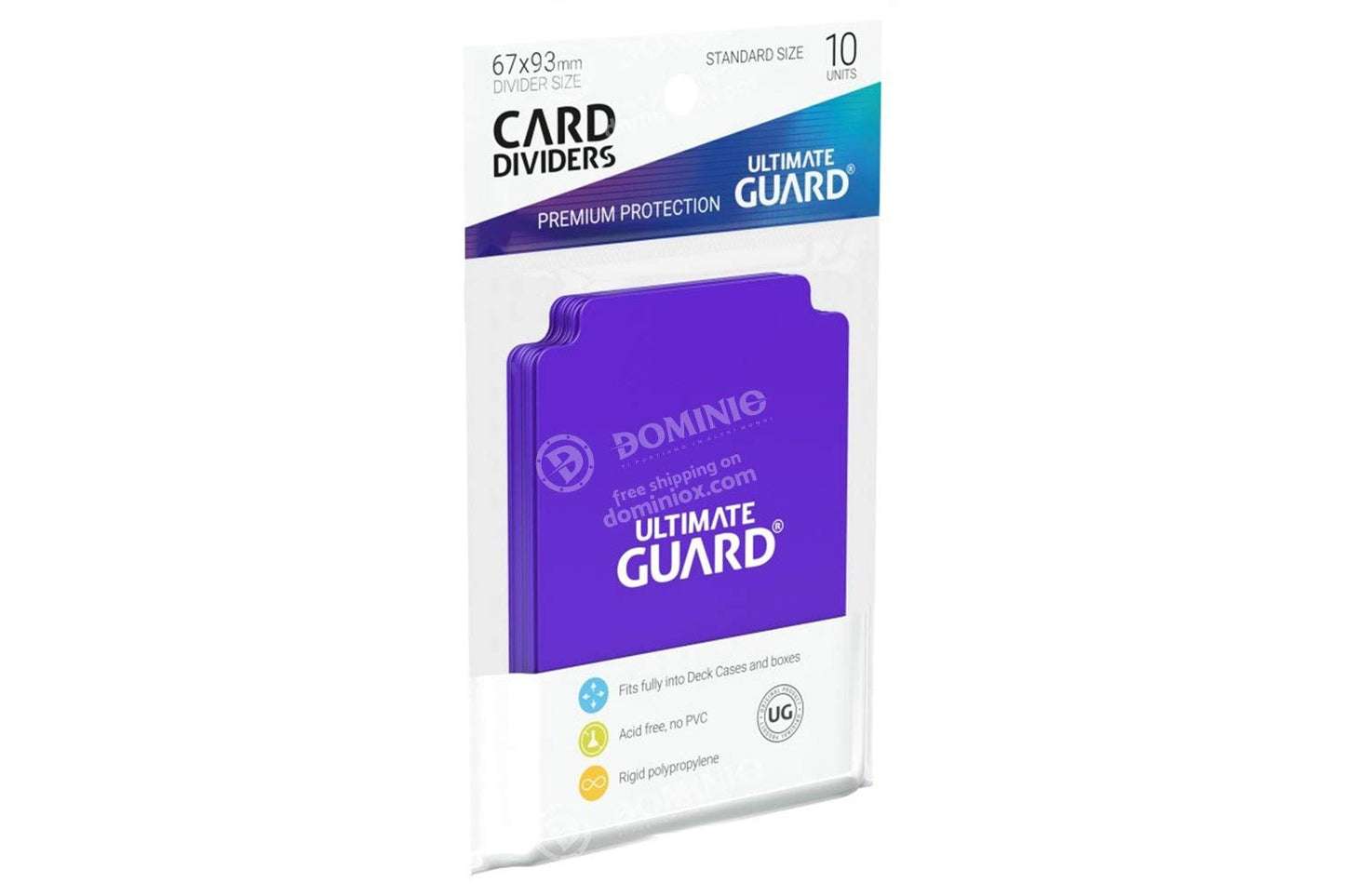 Ultimate Guard Divider Protective Card Sleeves (10 Piece), Light Purple