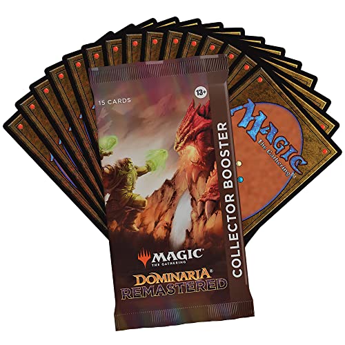 Magic: The Gathering Dominaria Remastered Collector Booster Pack | 15 Magic Cards