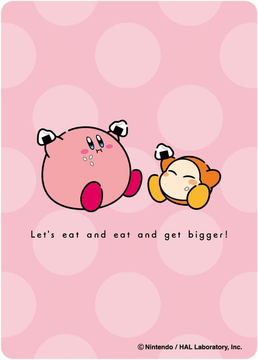Ensky Players 80ct Card Sleeves - Character Kirby Play with Waddle Dee "Itadakimasu! (Fully Full)" (EN-1499)